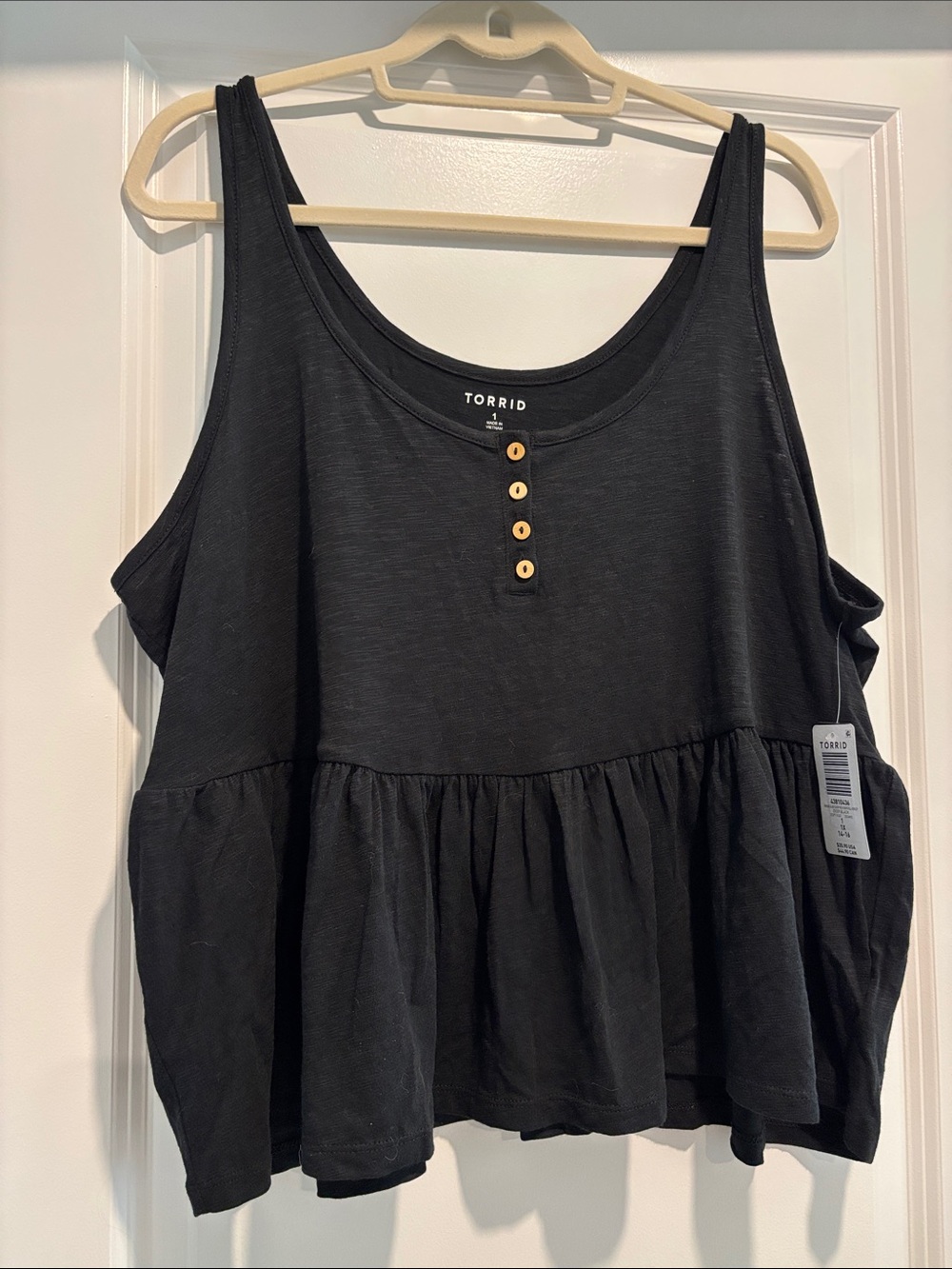 Baby doll Henley top